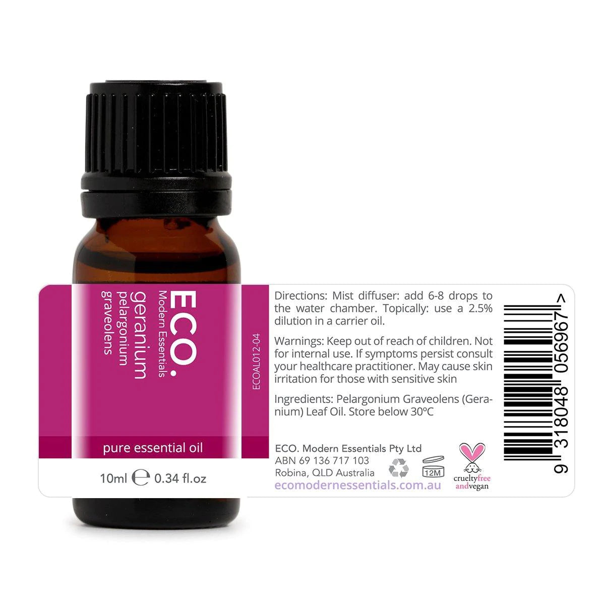 Geranium Pure Essential Oil - Eco. Modern Essentials